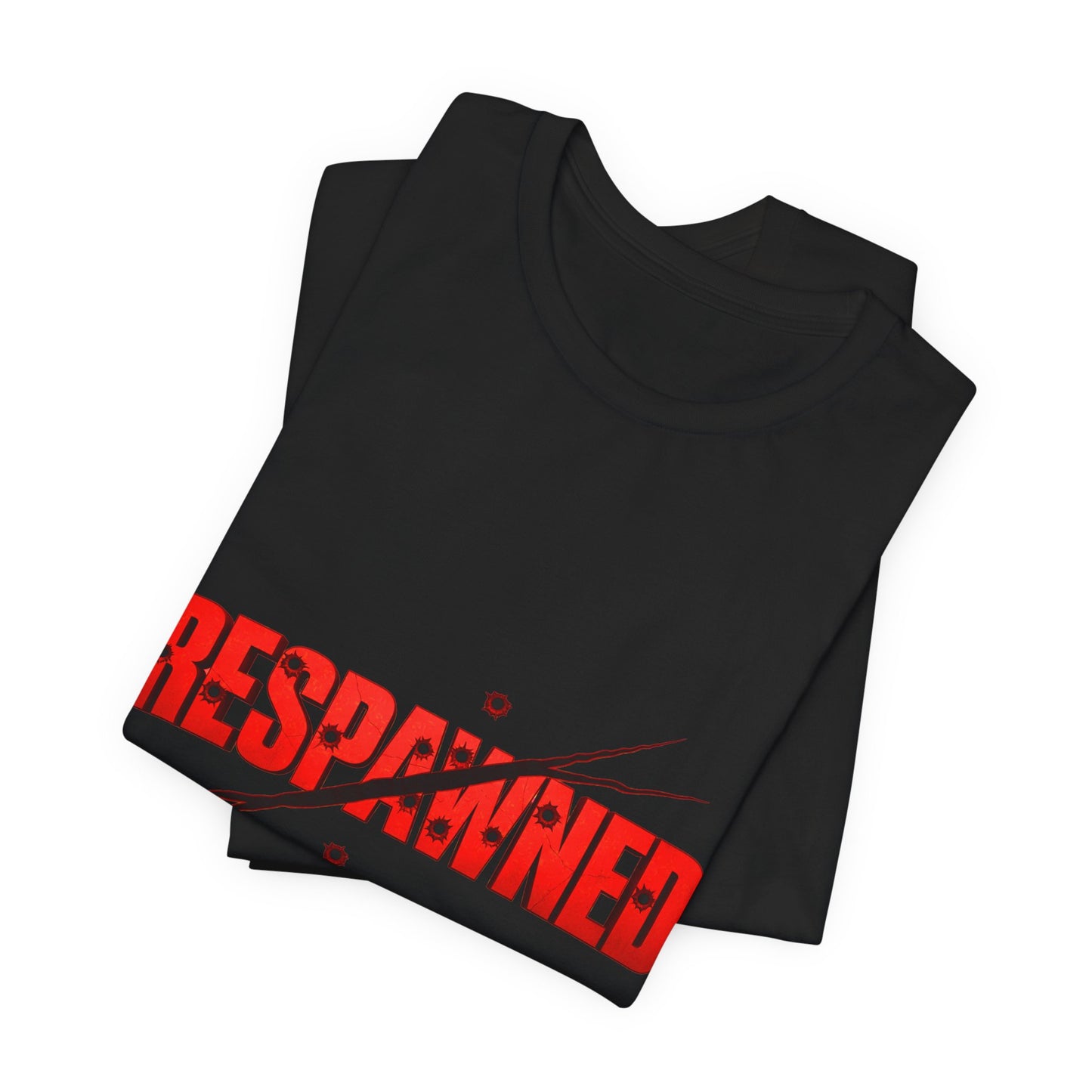 Respawned Gaming Short Sleeve Tee | Unisex, Casual Wear, Gamer Shirt, Gift for Gamers, Black T-Shirt