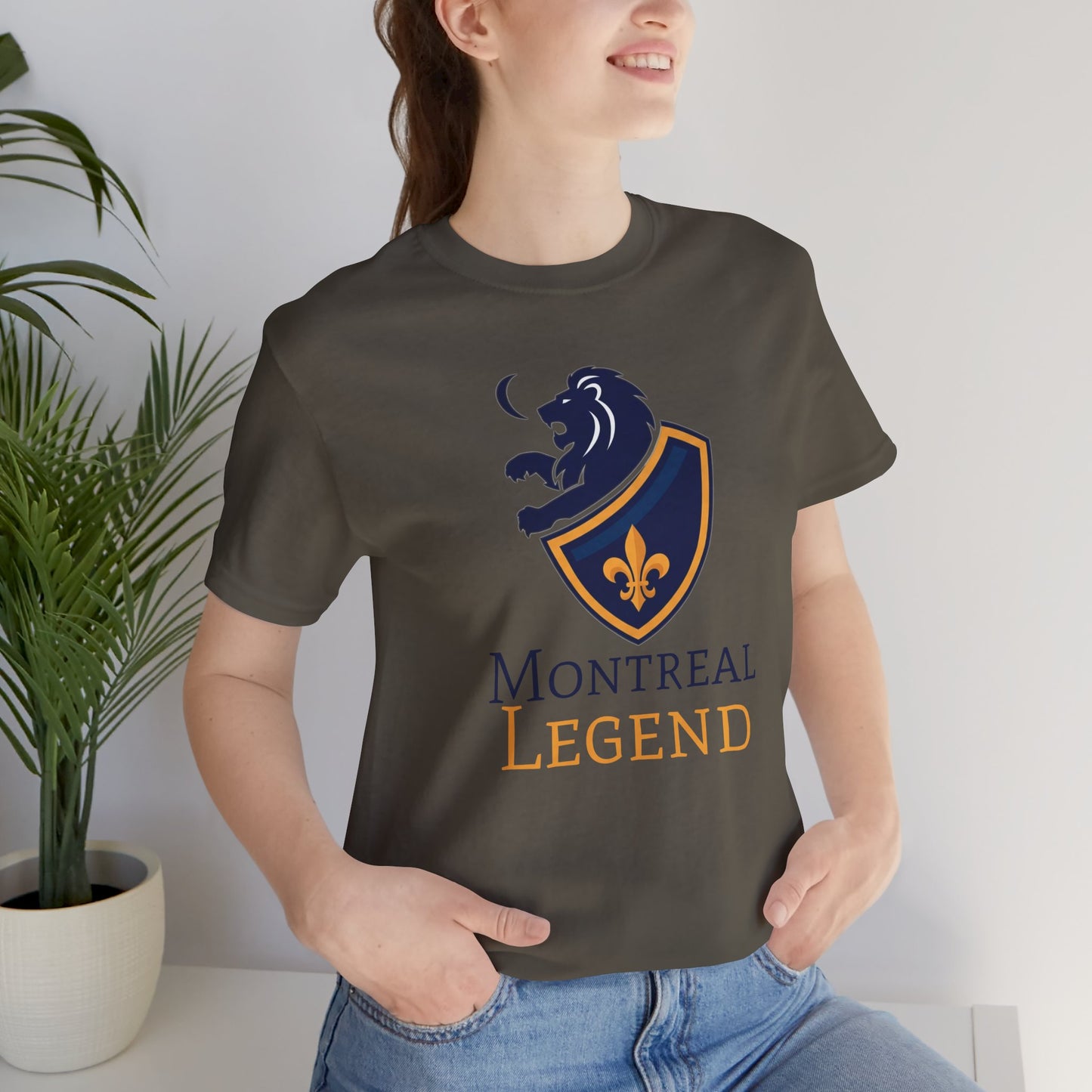 Montreal Legend Tee - Unisex Graphic Shirt, Vintage Style, Casual Outfit, Gift for Him/Her, Sports Lover Apparel, Montreal Souvenir Tee
