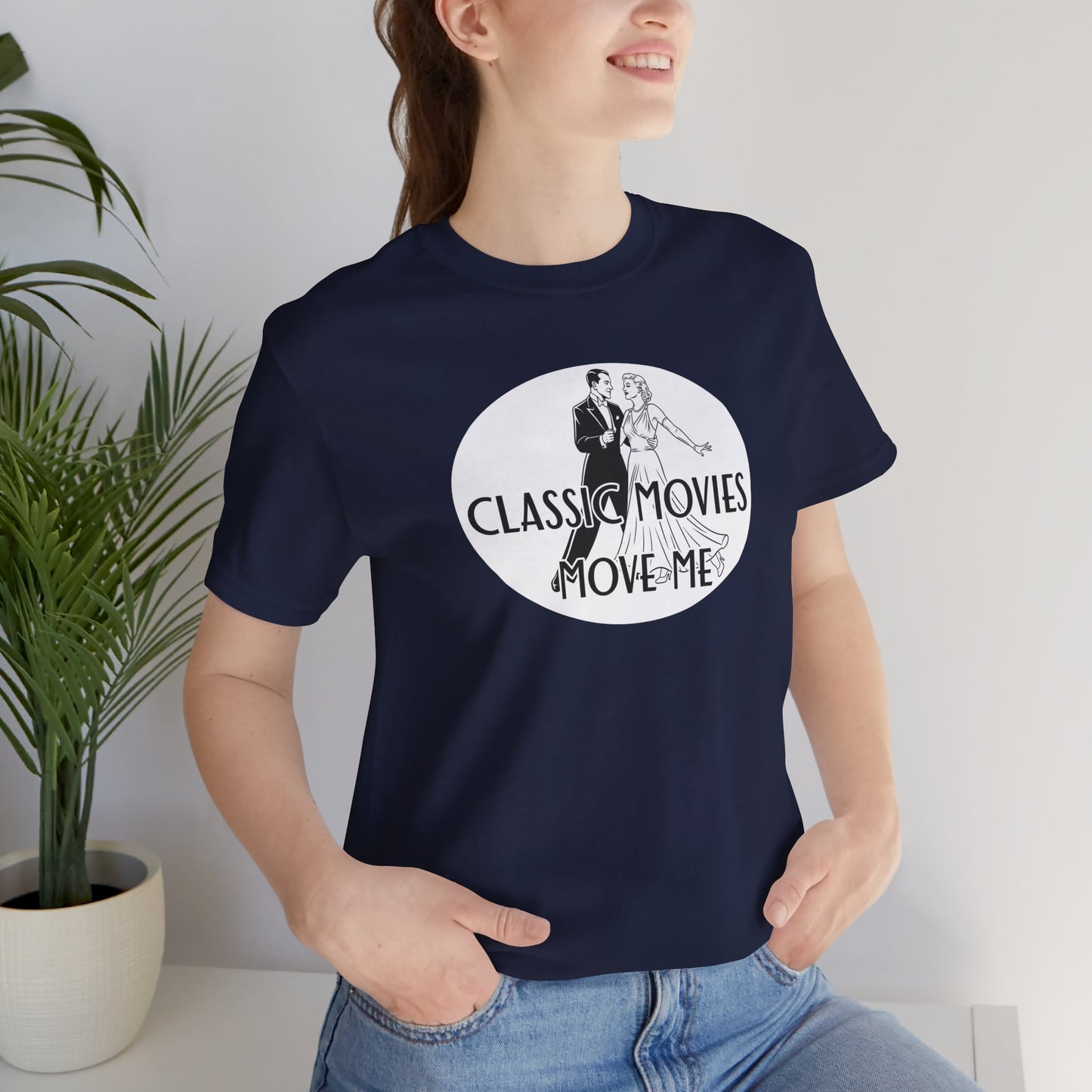 Classic Movies Move Me Unisex Tee - Retro Film Lover's Shirt, Movie Night Apparel, Gift for Film Buffs, Vintage Cinema Fan Tee