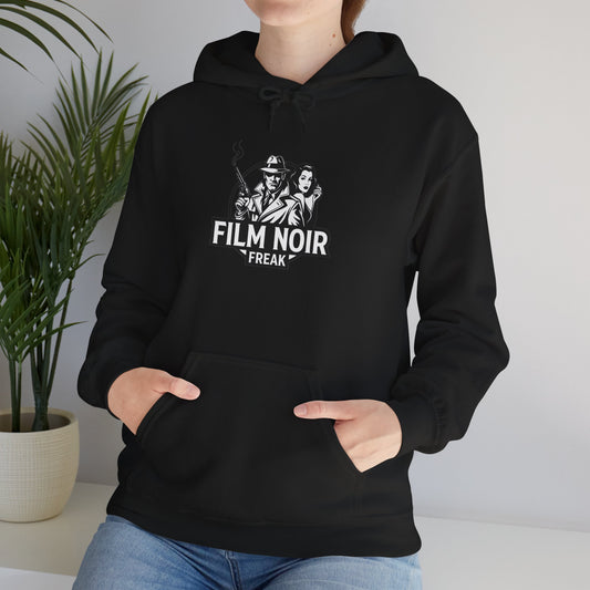 Film Noir Freak Unisex Hoodie, Vintage Movie Sweatshirt, Cozy Black Hoodie, Artist Gift, Fall Fashion Essential