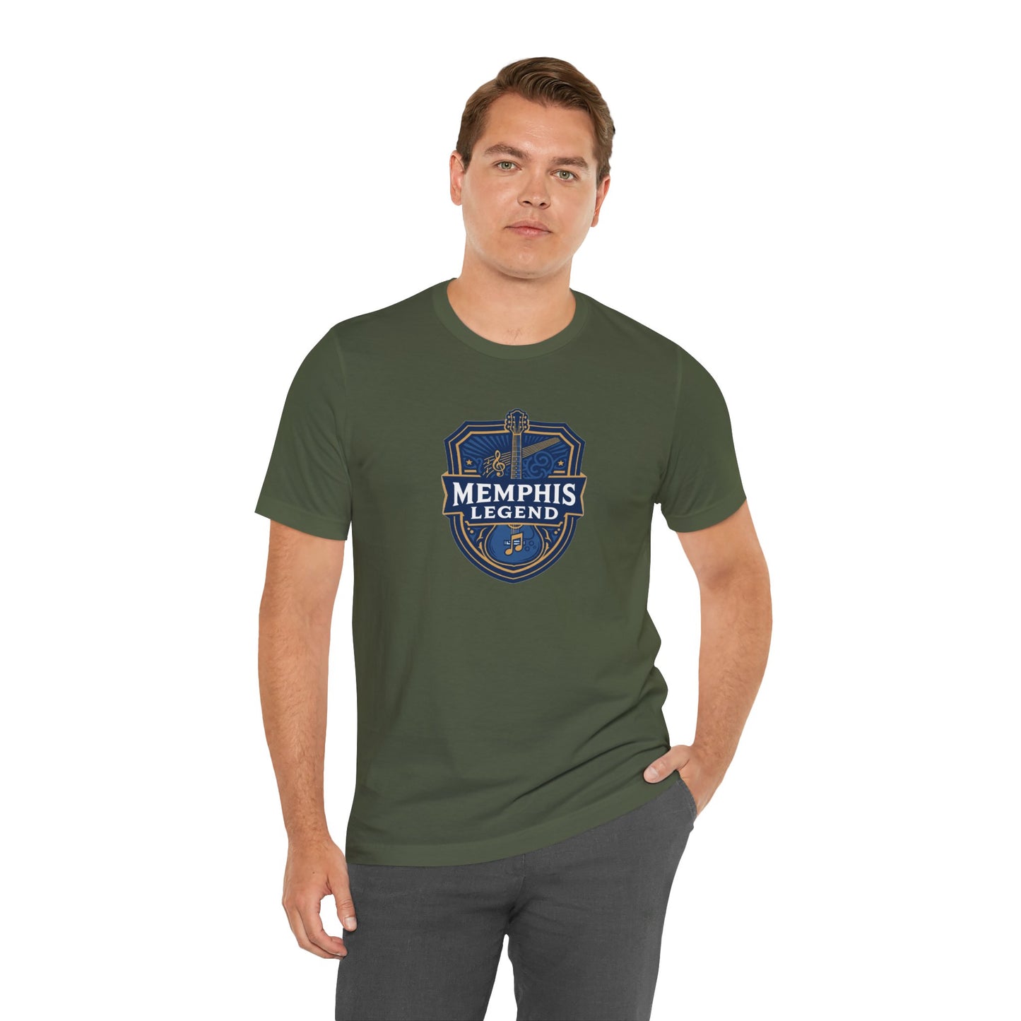 Memphis Legend Unisex Tee, Graphic Tee, Sports Fan Shirt, Casual Wear, Gift for Sports Lovers, Musicians, Memphis Souvenir T-Shirt
