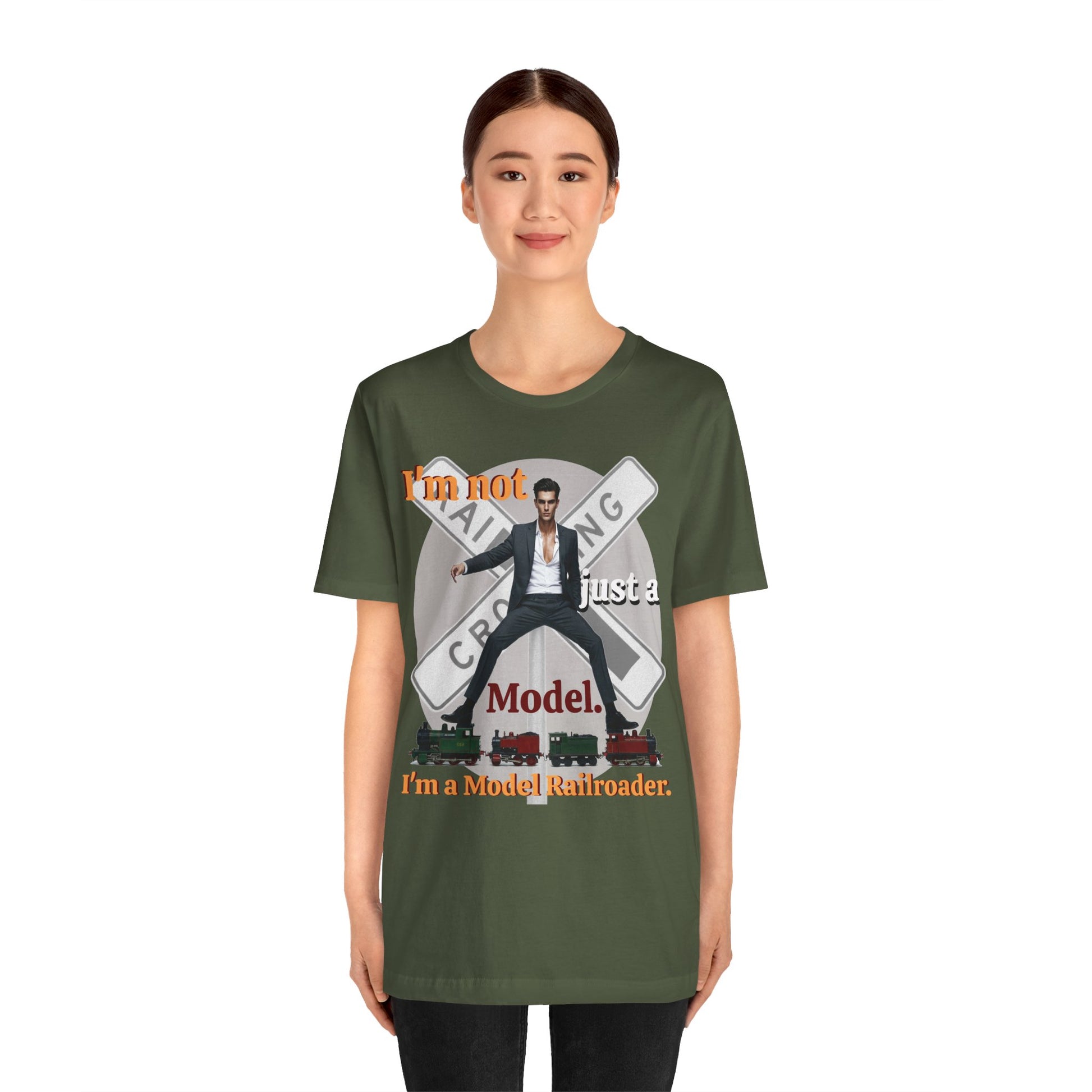 Funny Model Railroader Tee - Perfect Gift for Train Enthusiasts - Schmartypants