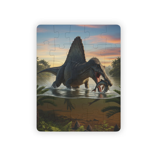 Spinosaurus Jurassic Dinosaur-Themed Kids' Puzzle, 30-Piece, Engaging Educational Game, Ideal Gift for Birthdays, Family Fun Activities