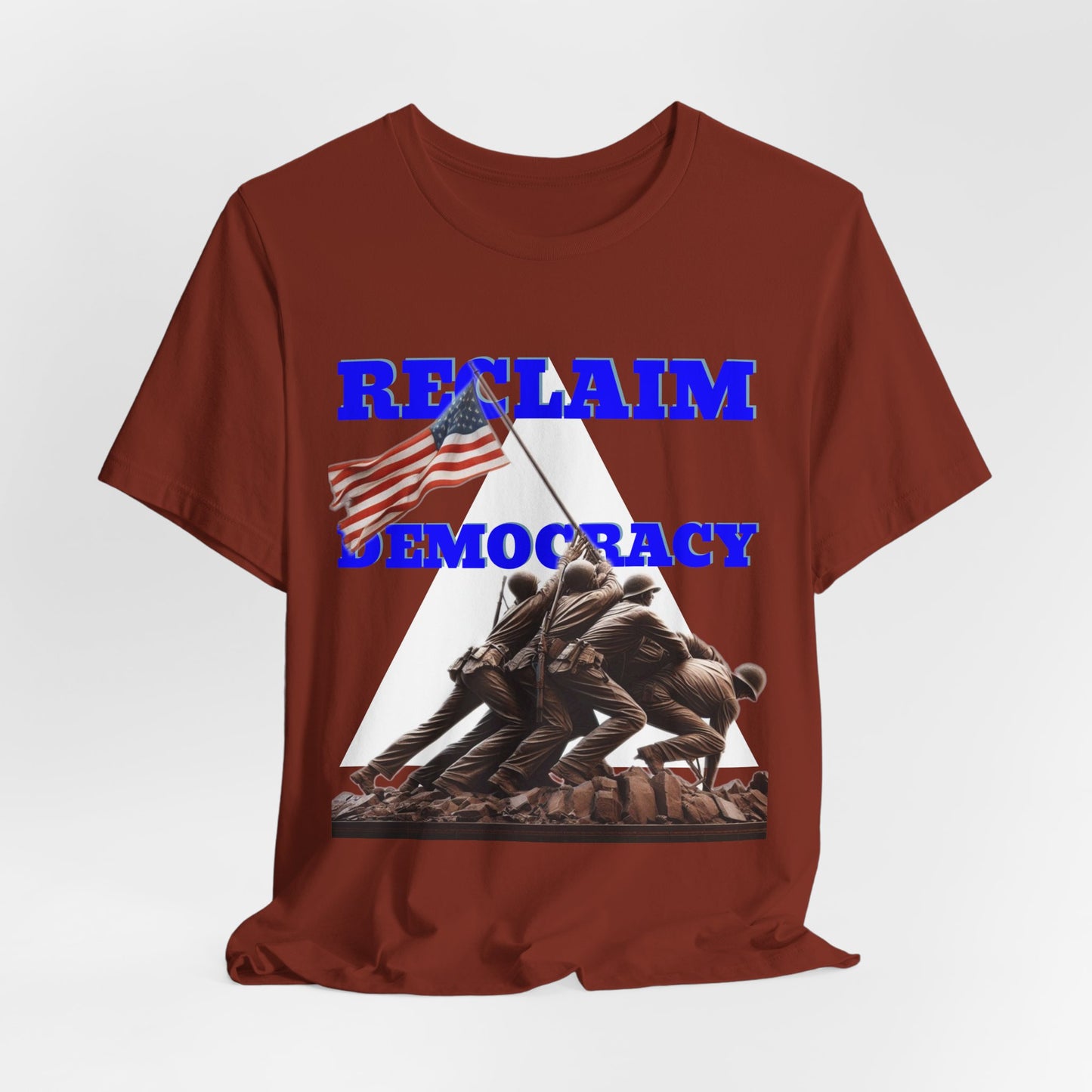 Reclaim Democracy Unisex Jersey Tee - Soft Cotton Activist Shirt - Protest Wear - Schmartypants