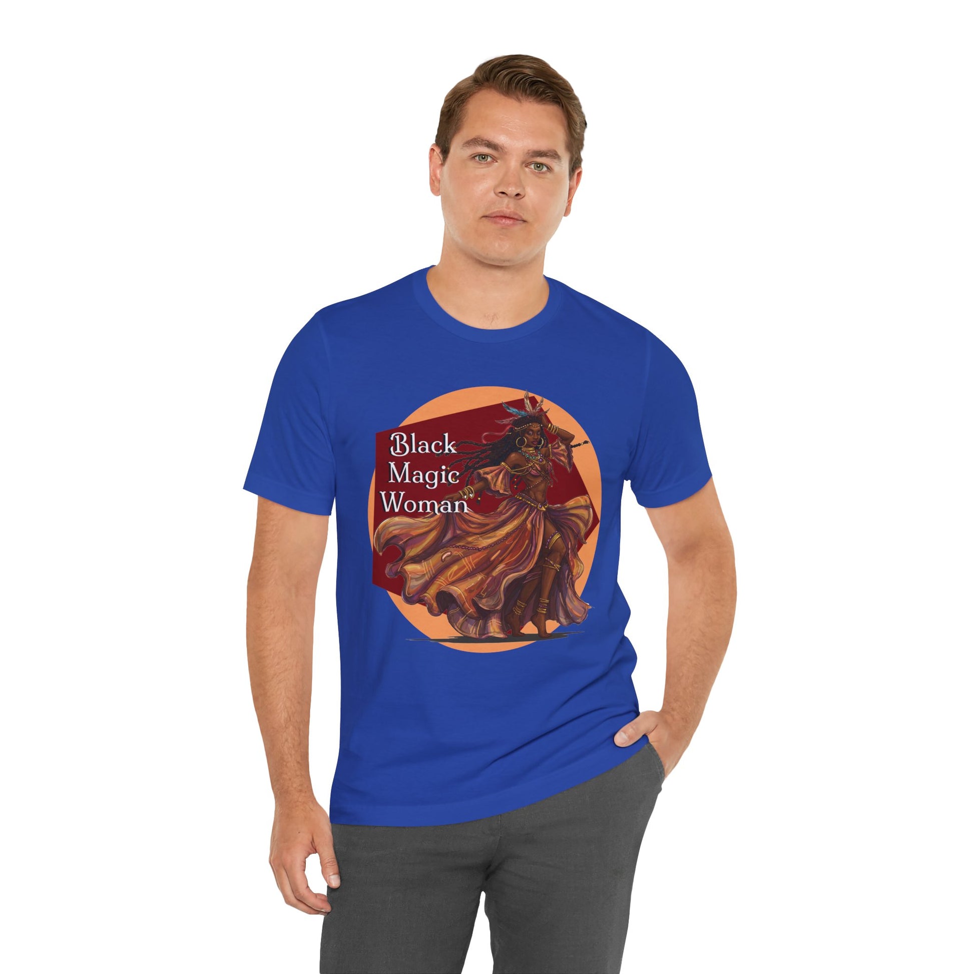 'Black Magic Woman' Tee, Witchy Apparel, Boho T-Shirt, Festival Outfit, Classic Rock Fans, Santana, Fleetwood Mac - Schmartypants