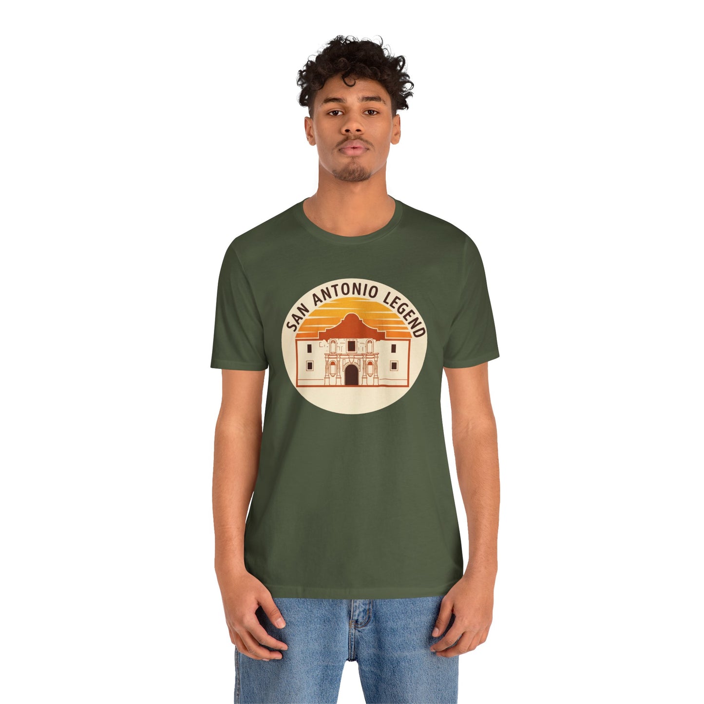 San Antonio Legend Tee, Vintage Style T-Shirt, Casual Wear, Souvenir Gift for Travelers, Summer Outing