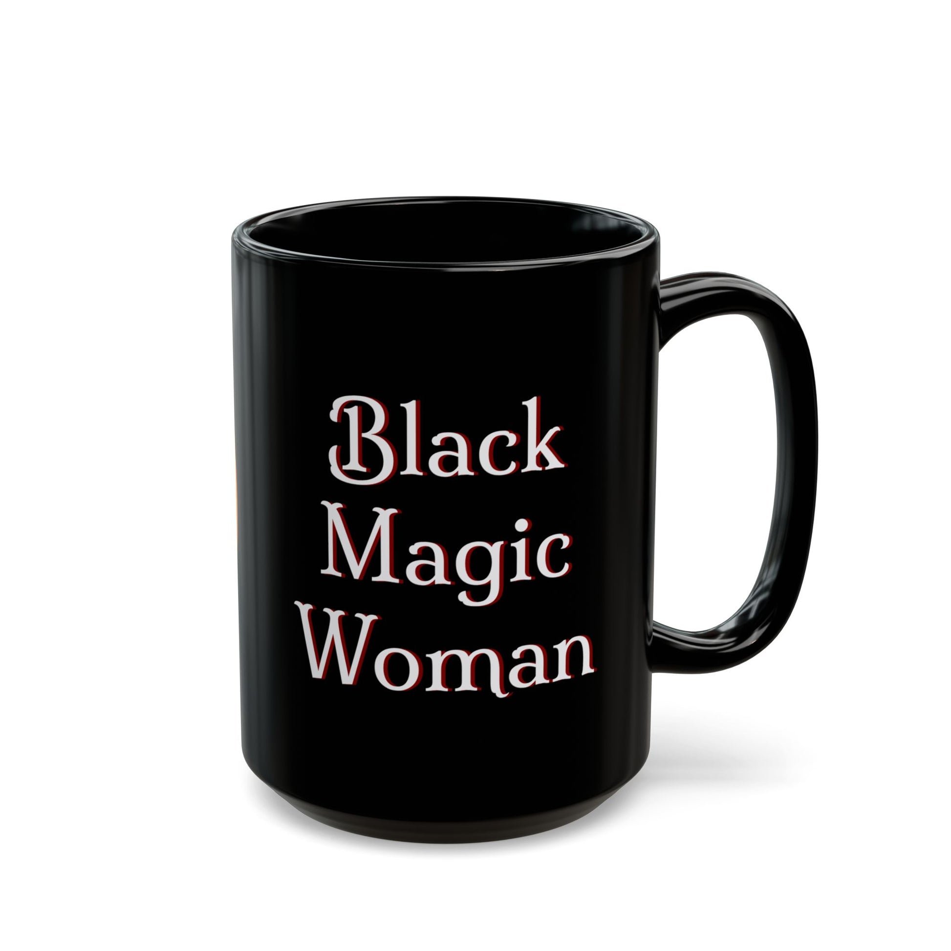 'Black Magic Woman' Mug | Enchanting Coffee Cup for Classic Rock Fans, Santana, early Fleetwood Mac, 11oz or 15oz - Schmartypants