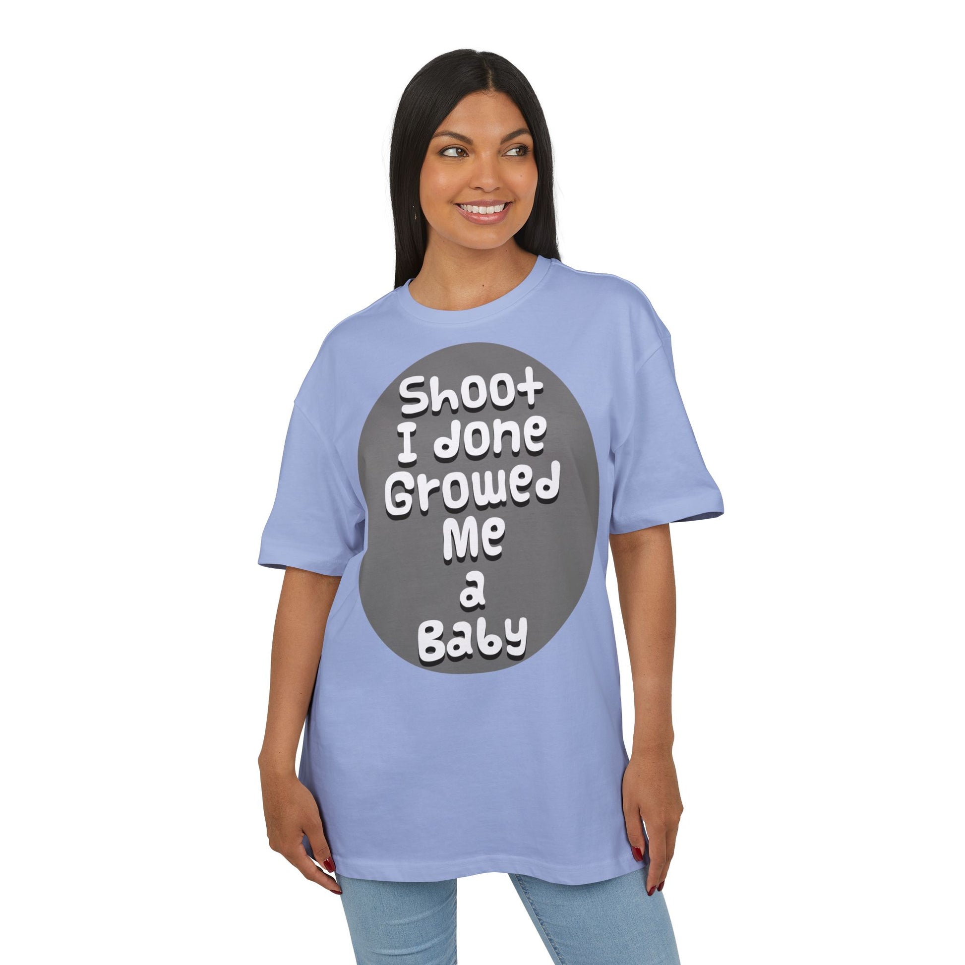 Funny Oversized Maternity Tee with Baby Quote, Unisex Graphic Shirt, Perfect Gift for New Parents, Casual Wear, Nursery Gift - Schmartypants
