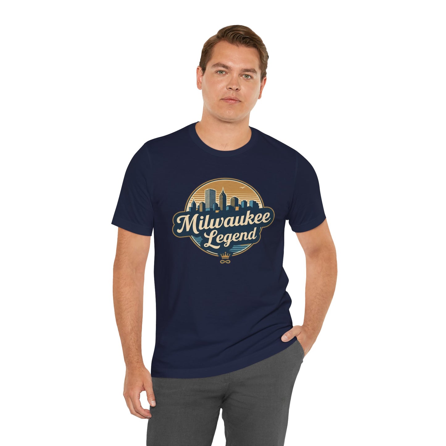 Milwaukee Legend T-Shirt | Vintage City Graphic Tee for Locals, Unisex Gift for Events, Festivals, and Everyday Wear