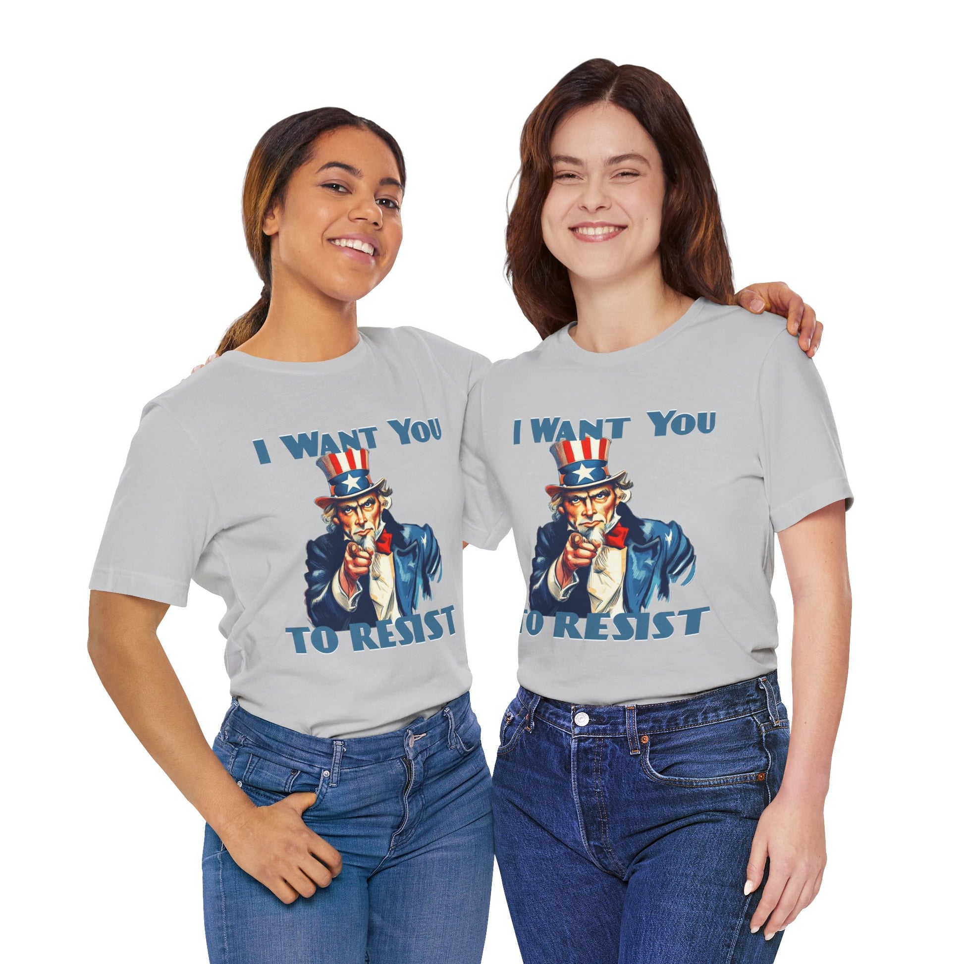 Vintage Uncle Sam 'I Want You to Resist' Unisex Tee - Protest Wear - Clever Resist Tee - Schmartypants