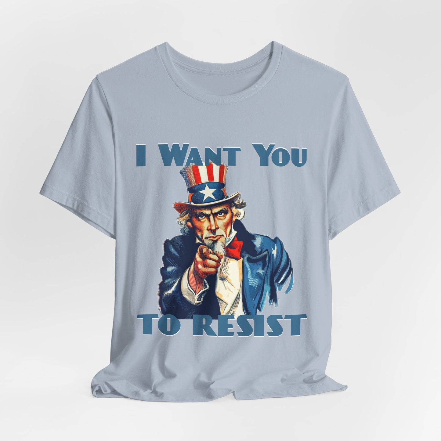 Vintage Uncle Sam 'I Want You to Resist' Unisex Tee - Protest Wear - Clever Resist Tee - Schmartypants