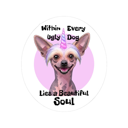 Funny, Inspirational Chinese Crested Dog Sticker - Schmartypants