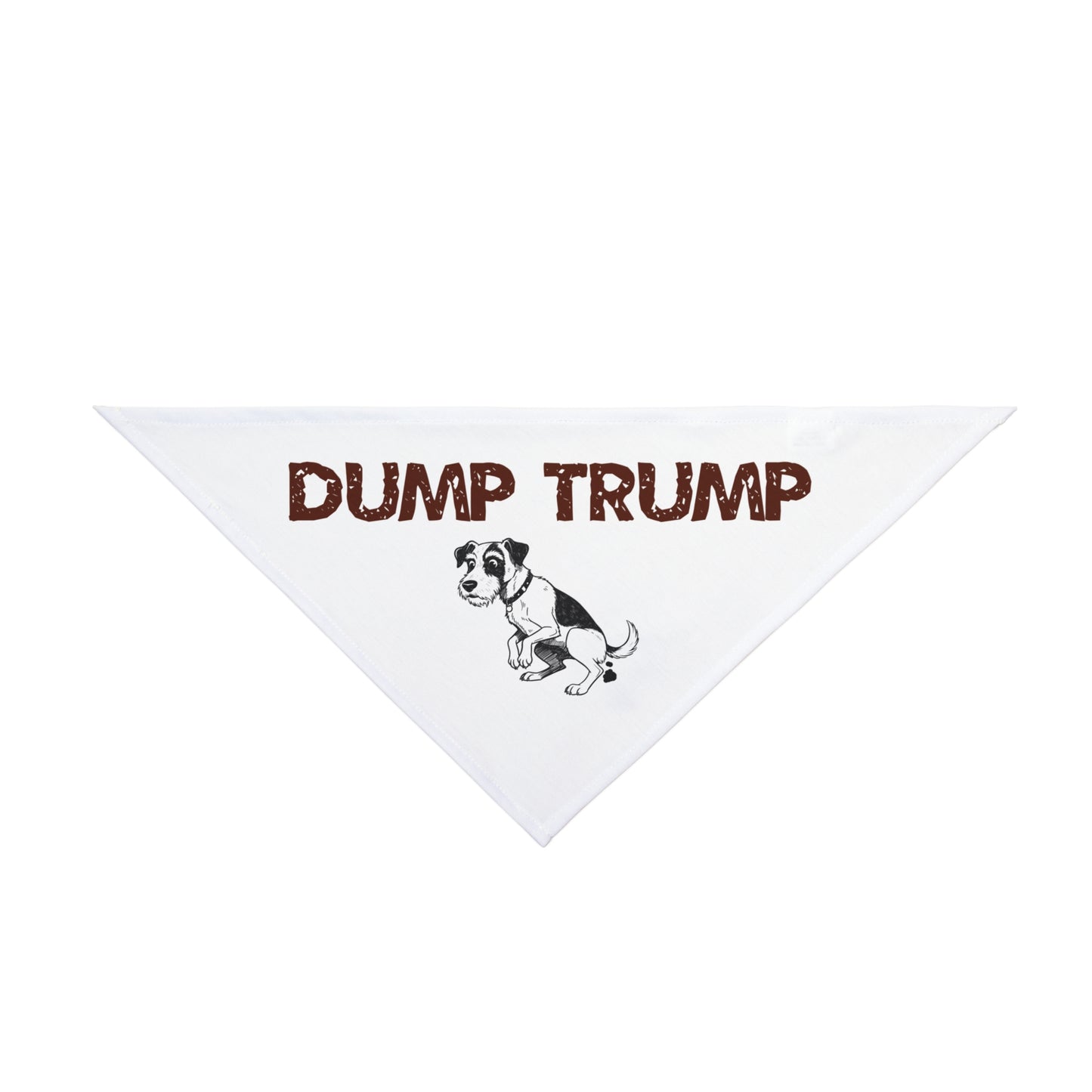 Funny Pet Bandana for Dog Lovers, Trendy Dog Accessory, Political Statement Dog Wear, Gift for Pet Owners, Dog Costume - Schmartypants
