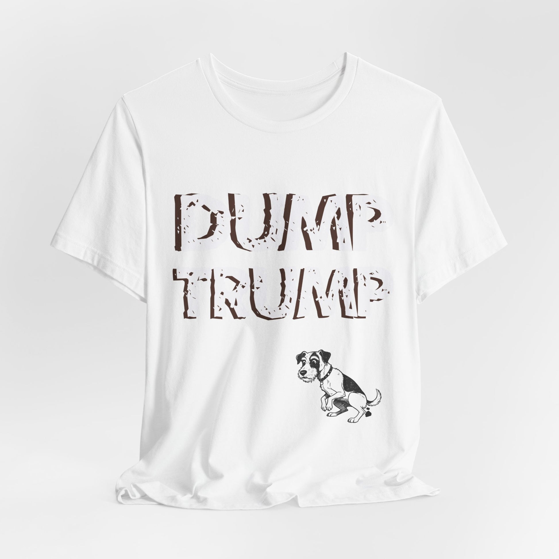 Funny Protest Unisex Jersey Tee - "Dump Trump" Graphic - Activist Wear - Schmartypants