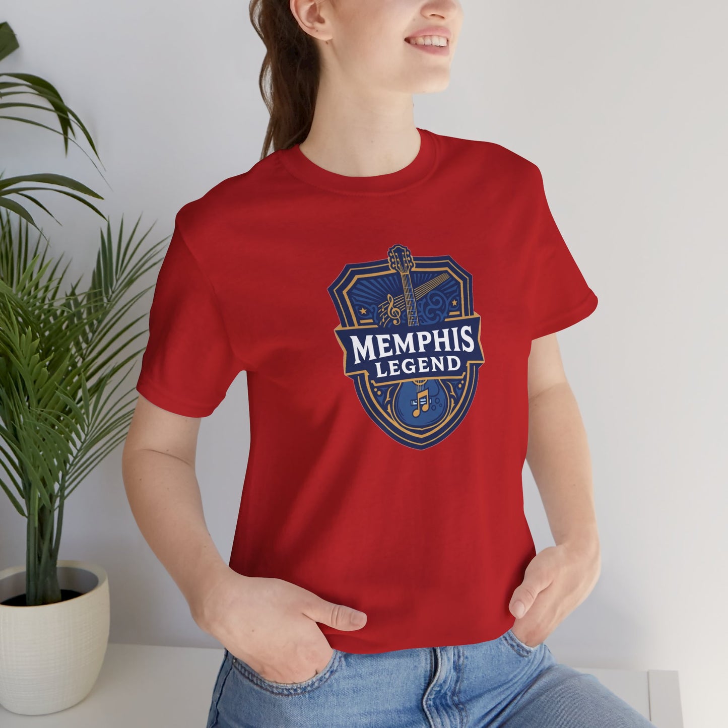 Memphis Legend Unisex Tee, Graphic Tee, Sports Fan Shirt, Casual Wear, Gift for Sports Lovers, Musicians, Memphis Souvenir T-Shirt
