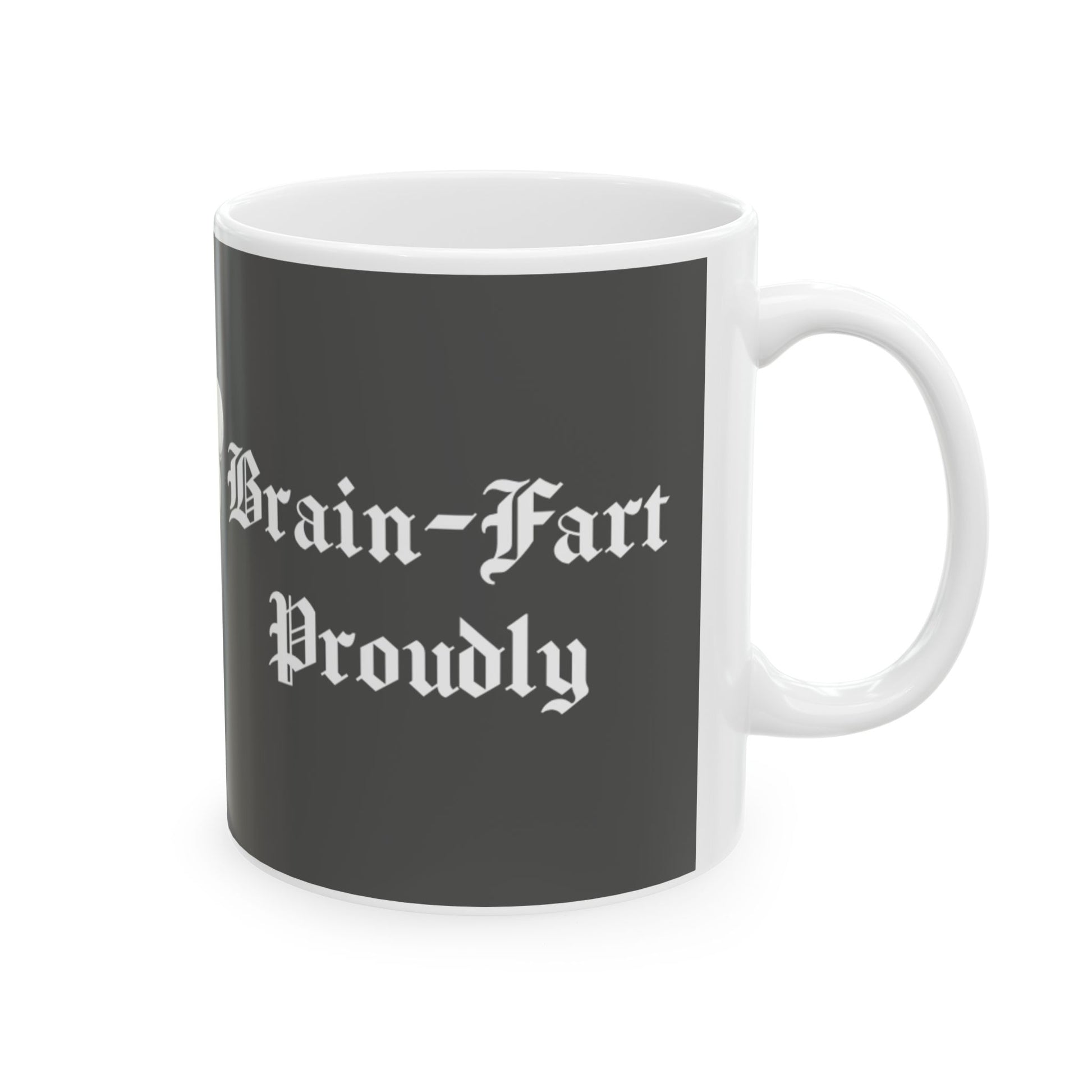 Funny Benjamin Franklin Ceramic Mug - Brainstorming Gift for Intellectuals - Schmartypants