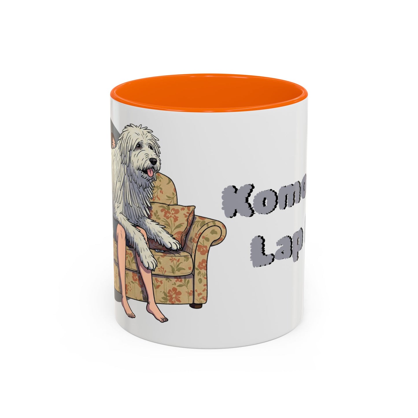 Komondor Lap Dog Coffee Mug - Funny Pet Lovers Gift - 11oz & 15oz - Schmartypants