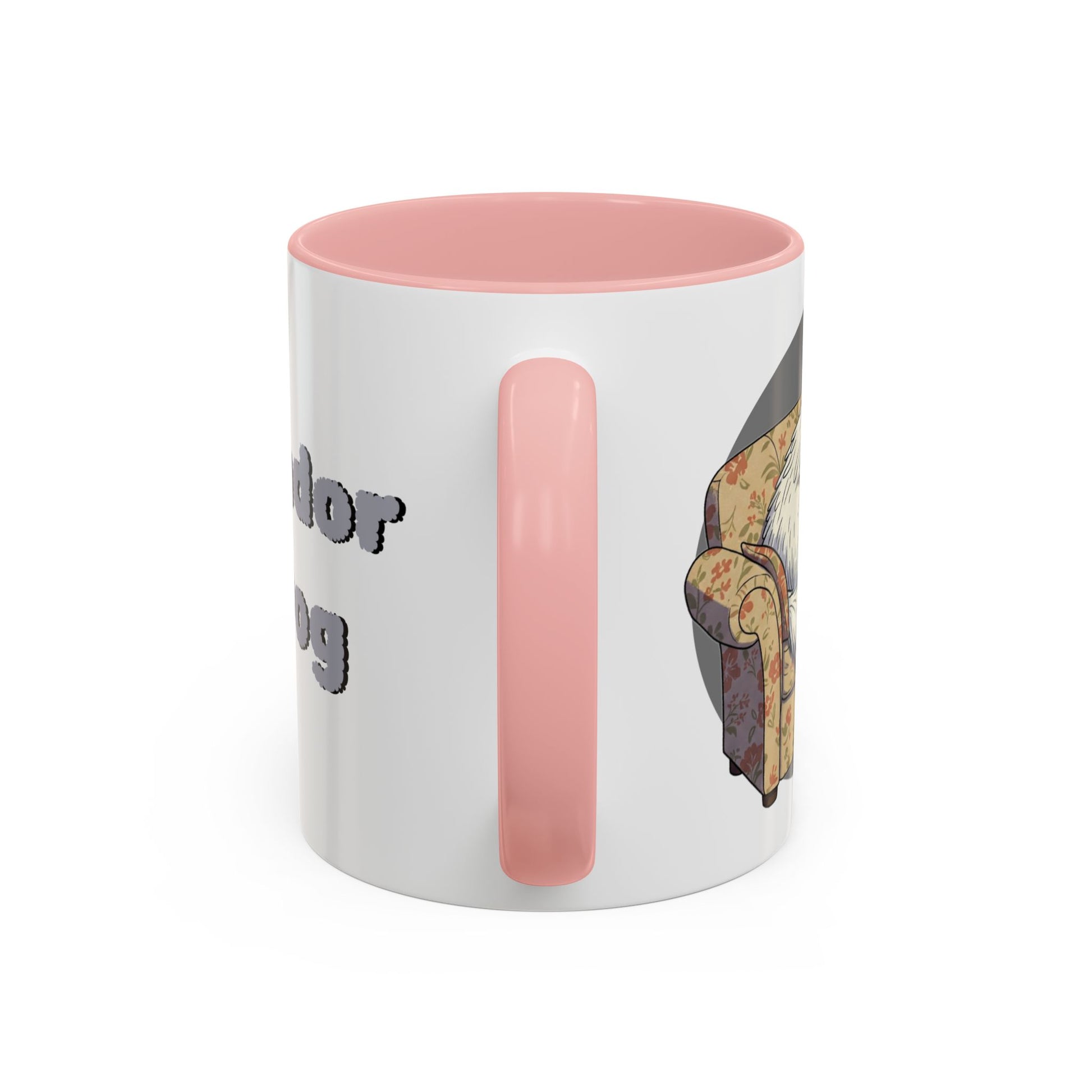 Komondor Lap Dog Coffee Mug - Funny Pet Lovers Gift - 11oz & 15oz - Schmartypants