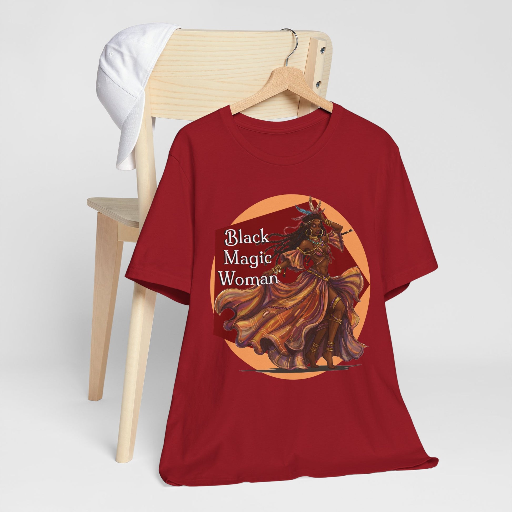 'Black Magic Woman' Tee, Witchy Apparel, Boho T-Shirt, Festival Outfit, Classic Rock Fans, Santana, Fleetwood Mac - Schmartypants