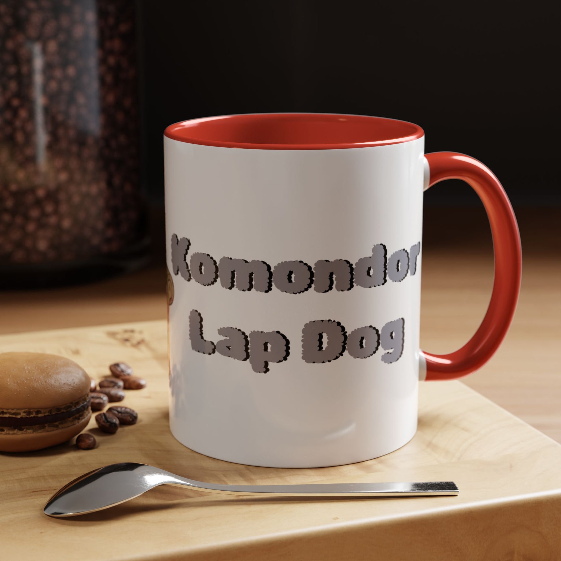 Komondor Lap Dog Coffee Mug - Funny Pet Lovers Gift - 11oz & 15oz - Schmartypants