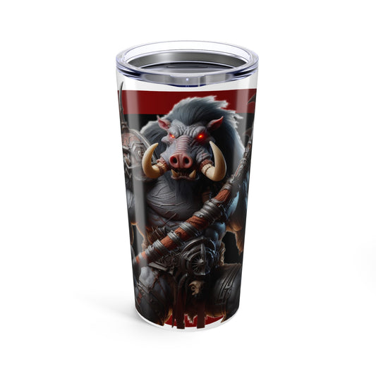 20oz Beast Mode Tumbler - Protein Shake & Workout Mug for Gamer Enthusiasts - Gaming Tumbler - Schmartypants