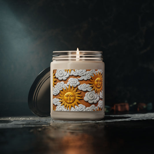 Sunny Day Scented Soy Candle | Brighten Your Space, Home Decor, Gift for Her, Aromatherapy, Relaxation, Summer Vibes