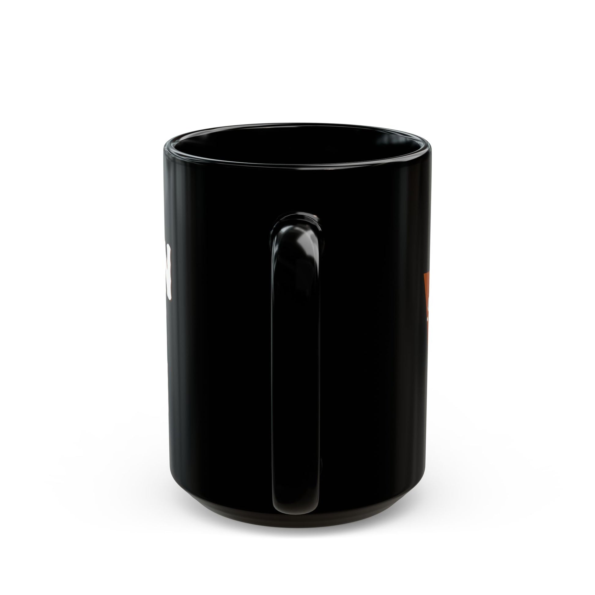 Listen to the Lion Black Mug - Inspirational Coffee Tea Cup for Animal Lovers, Van Morrison Fans - Schmartypants
