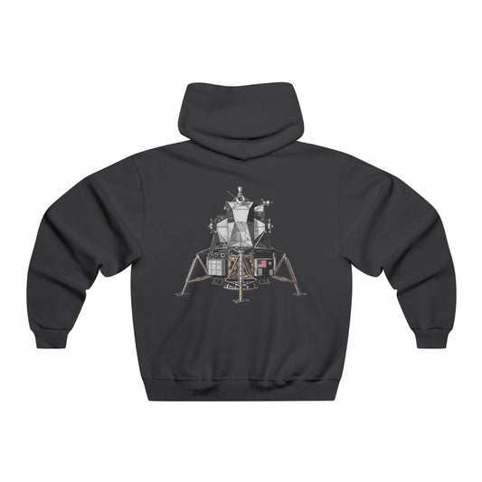 Apollo Moon Landing Hoodie, Neil Armstrong Quotes, Lunar Footprint, Eagle Lander, Space Gift, Science Lover Gift, Astronomy Hoodie, NASA