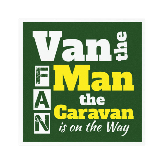 Fun Van Fan Car Magnet - Perfect for Van Morrison Lovers - Schmartypants