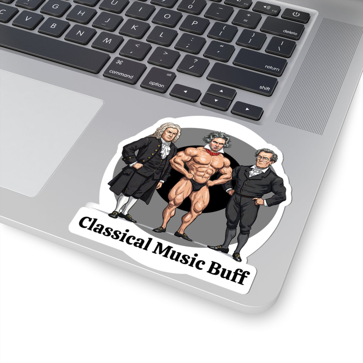 Hilarious Classical Music Buff Stickers | Fun Decor for Music Lovers, Gift for Musicians, Laptop | Funny Classical Composers Design - Schmartypants