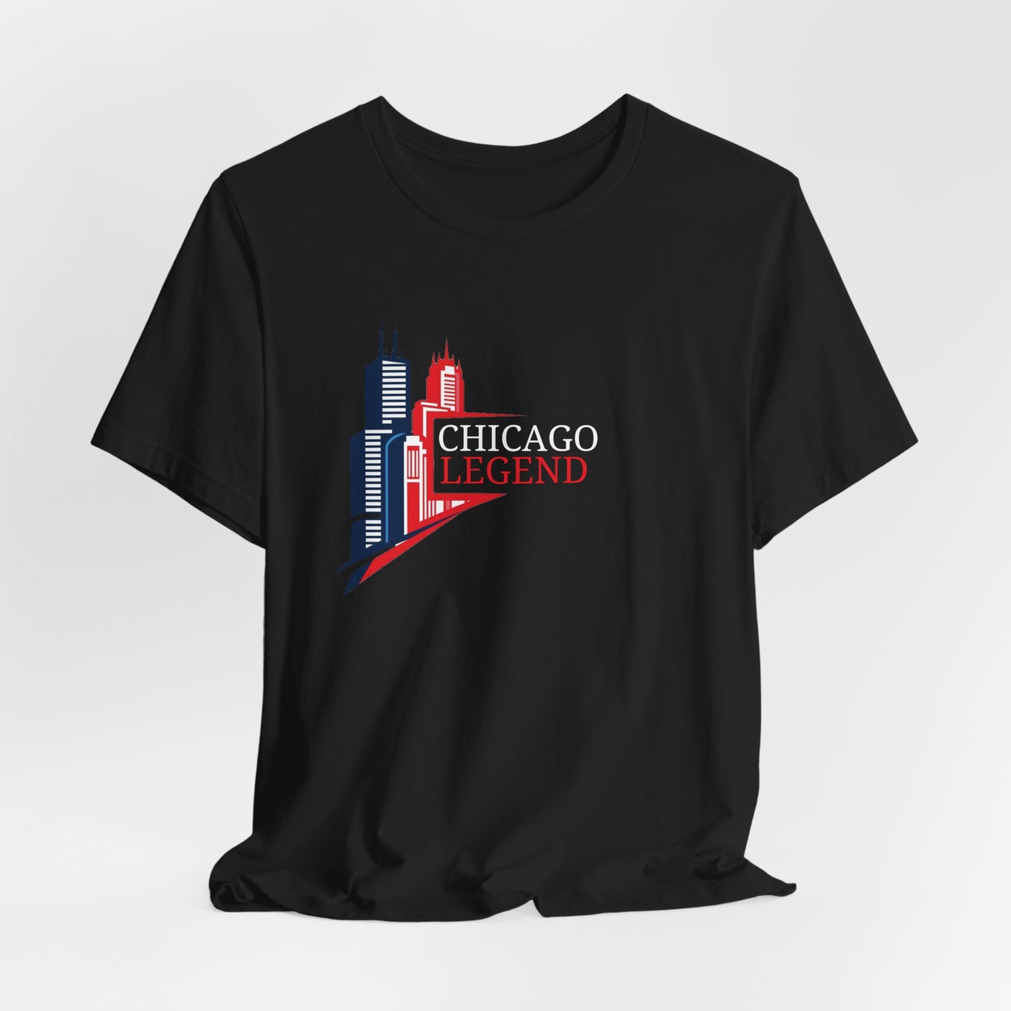 Classic Chicago Legend Graphic Unisex T-Shirt, Chicago Gift, City Pride Apparel, Urban Style Shirt, Travel Souvenir Tee