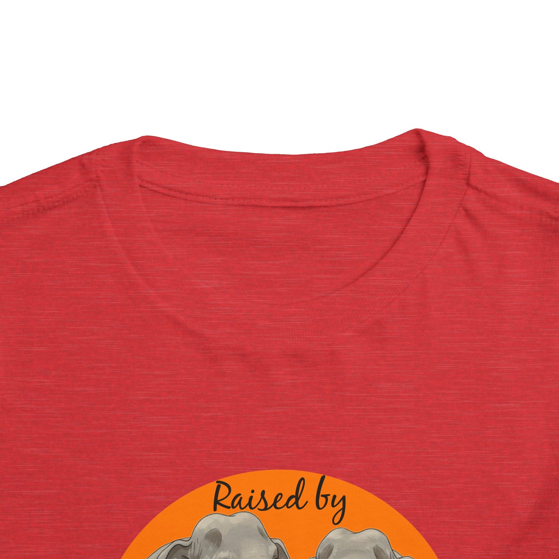 Raised by Elephants Toddler Tee – Adorable Hilarious Short Sleeve Shirt for Kids - Schmartypants