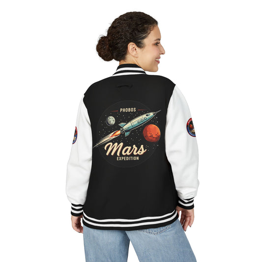 Unisex Heavyweight Mars Letterman Jacket - Mission Commander & Mars Expedition, Vintage Space Jacket, Gamer Gift, Cosplay Outerwear, Retro [...]