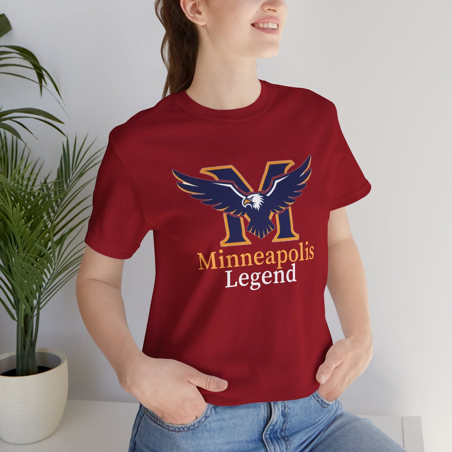 Minneapolis Legend Unisex Jersey Tee - Casual Wear, Sports Lover Gift, College Apparel, Team Spirit Shirt, Birthday Present