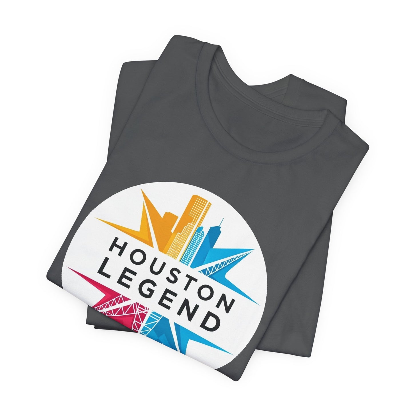 Houston Legend Short Sleeve Tee, Unisex T-Shirt, Houston Souvenir, Urban Fashion, Casual Wear, Gift for Houston Lovers