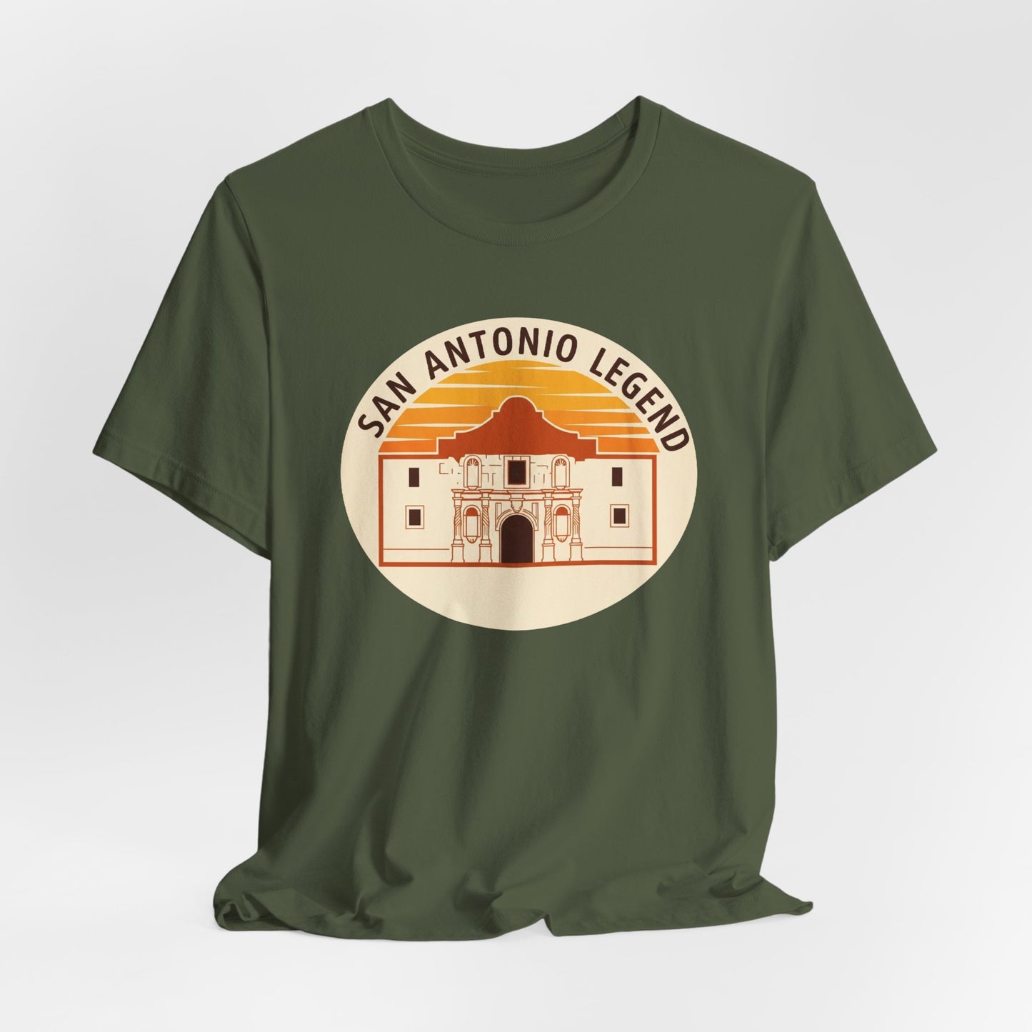 San Antonio Legend Tee, Vintage Style T-Shirt, Casual Wear, Souvenir Gift for Travelers, Summer Outing