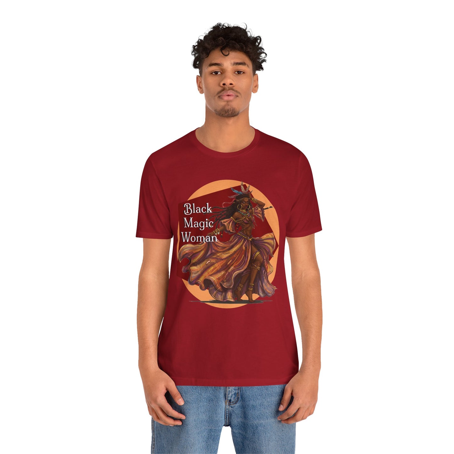 'Black Magic Woman' Tee, Witchy Apparel, Boho T-Shirt, Festival Outfit, Classic Rock Fans, Santana, Fleetwood Mac - Schmartypants