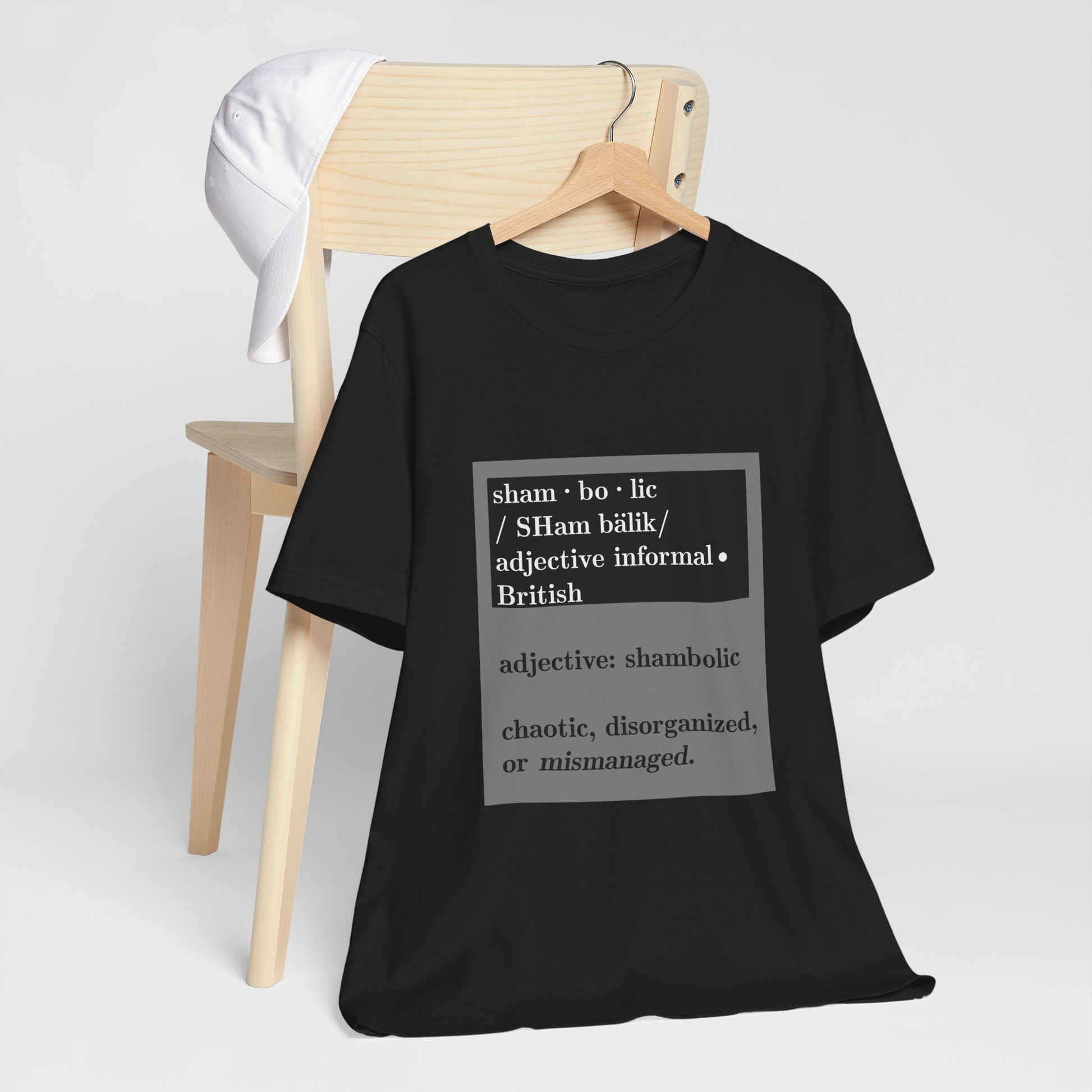 Shambolic Definition Tee, Funny Graphic T-Shirt, Casual Wear, Perfect Gift, Unisex Apparel, Protest Humor, Rachal Maddow Fans - Schmartypants